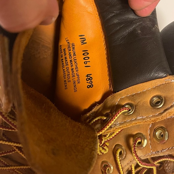Timberland Men's 6-Inch Basic Waterproof Boots - Wheat - mens size 11. - Picture 2 of 2